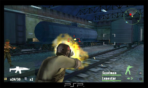 SOCOM: U.S. Navy SEALs Fireteam Bravo for PSP screenshot 1